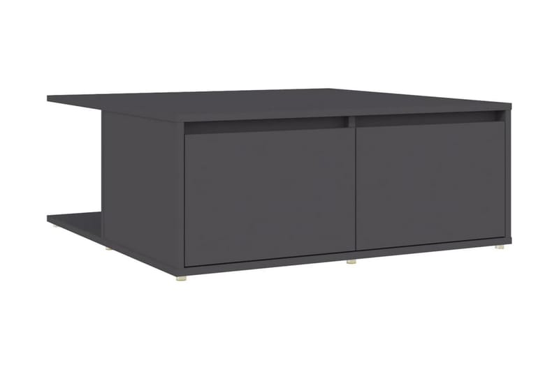 Soffbord grå 80x80x31 cm spånskiva - Grå - Soffbord - Bord