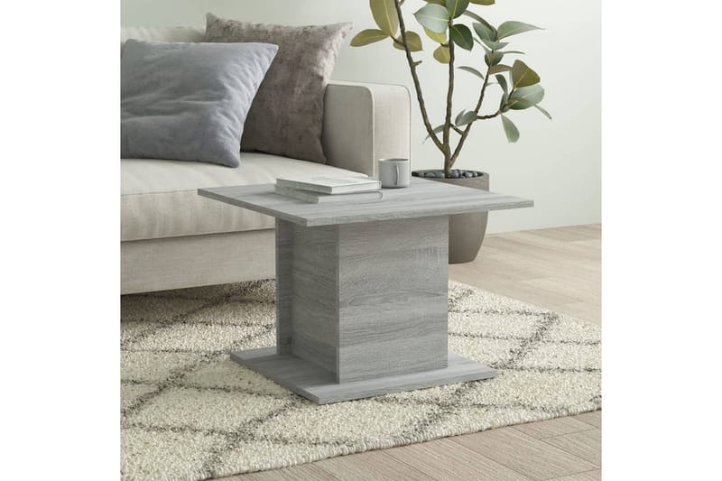 Soffbord grå sonoma 55,5x55,5x40 cm spånskiva - Grå - Möbler - Bord