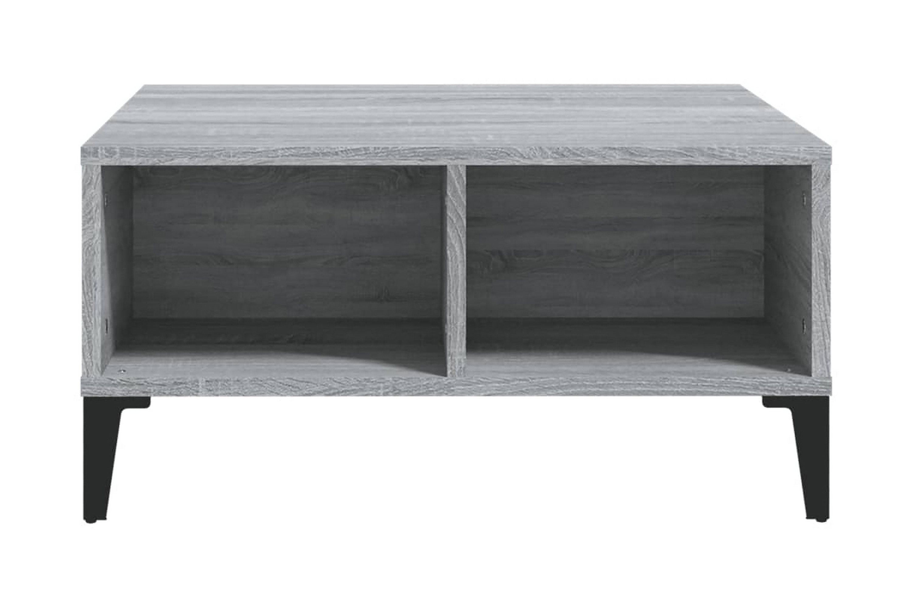 Soffbord grå sonoma 60x60x30 cm spånskiva – Grå