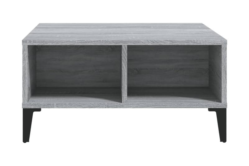 Soffbord grå sonoma 60x60x30 cm spånskiva - Grå - Soffbord - Bord