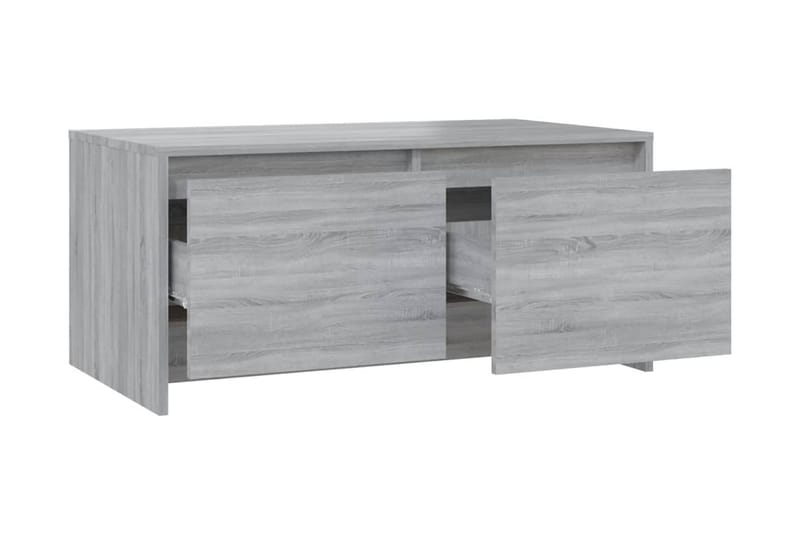 Soffbord grå sonoma 90x50x41,5 cm spånskiva - Grå - Soffbord - Bord