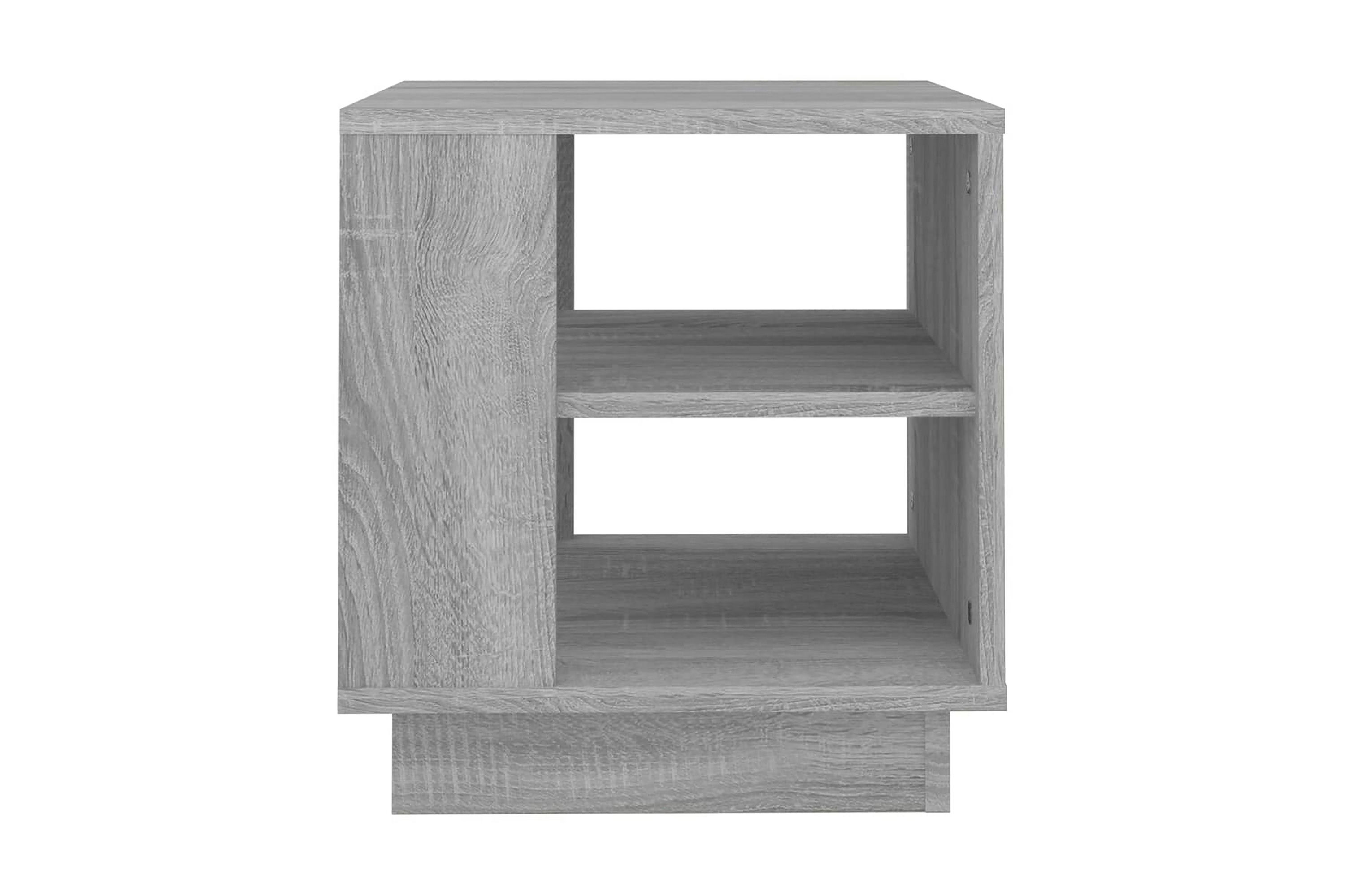 Soffbord grå sonoma-ek 40x40x43 cm konstruerat trä – Grå