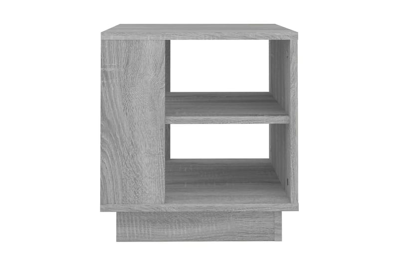 Soffbord grå sonoma-ek 40x40x43 cm konstruerat trä - Grå - Soffbord - Bord