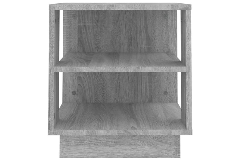 Soffbord grå sonoma-ek 40x40x43 cm konstruerat trä - Grå - Soffbord - Bord