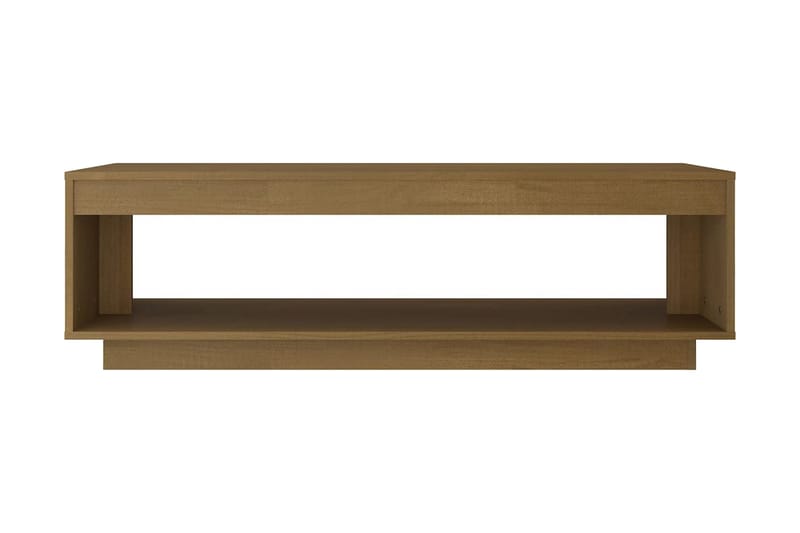 Soffbord honungbrun 110x50x33,5 cm massiv furu - Brun - Soffbord - Bord