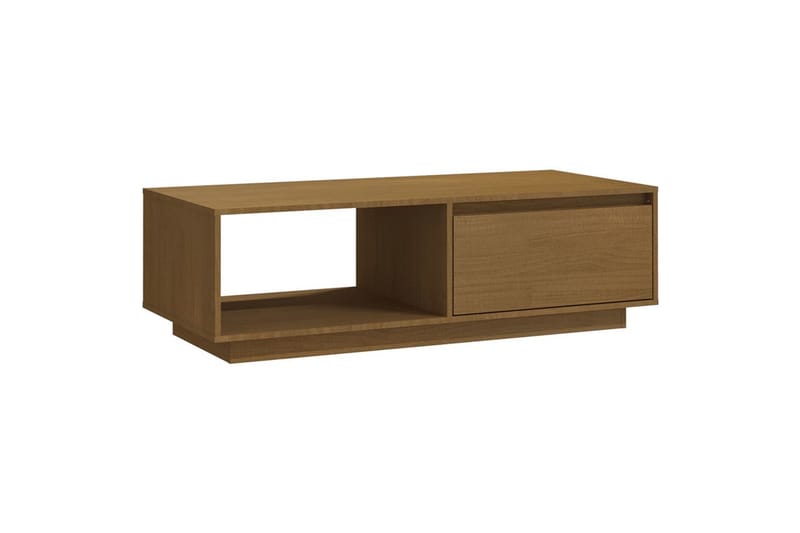 Soffbord honungbrun 110x50x33,5 cm massiv furu - Brun - Möbler - Bord
