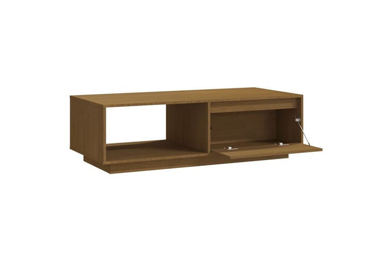 Soffbord honungbrun 110x50x33,5 cm massiv furu - Brun - Möbler - Bord