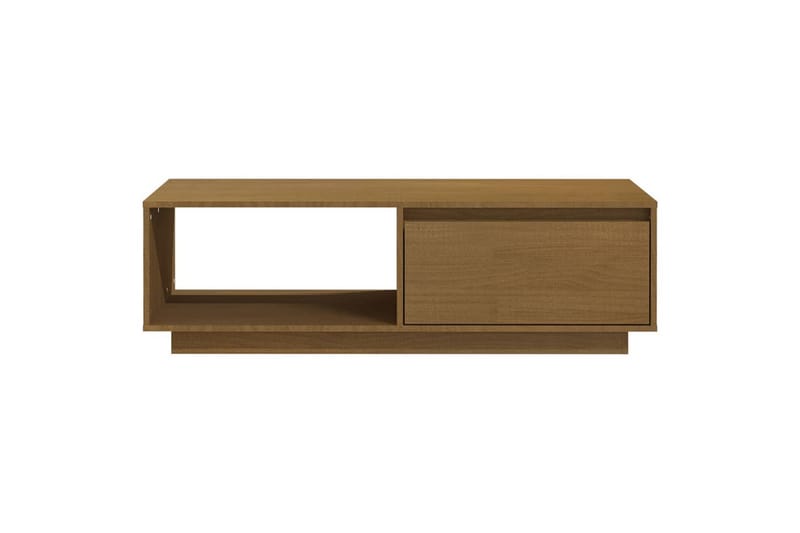 Soffbord honungbrun 110x50x33,5 cm massiv furu - Brun - Möbler - Bord