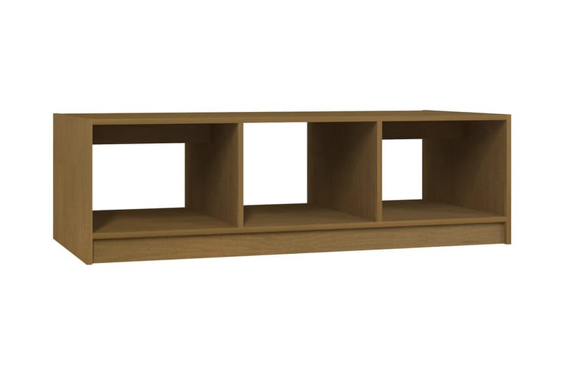 Soffbord honungbrun 110x50x34 cm massiv furu - Brun - Möbler - Bord