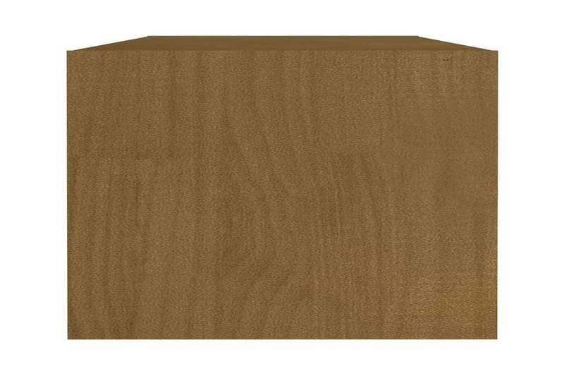Soffbord honungbrun 110x50x34 cm massiv furu - Brun - Möbler - Bord