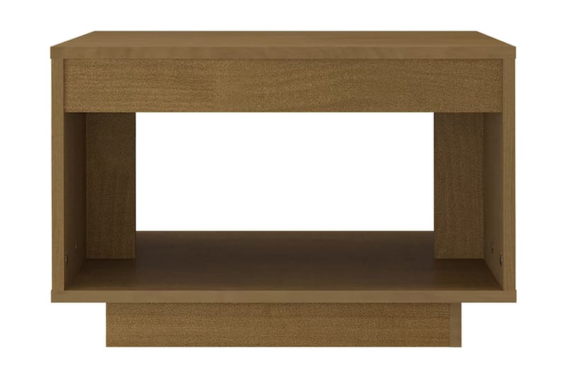 Soffbord honungbrun 50x50x33,5 cm massiv furu - Brun - Soffbord - Bord