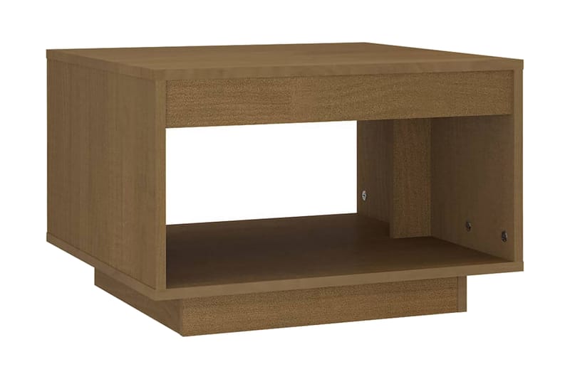 Soffbord honungbrun 50x50x33,5 cm massiv furu - Brun - Soffbord - Bord