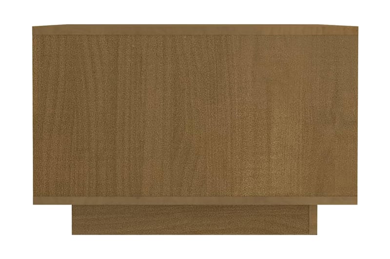 Soffbord honungbrun 50x50x33,5 cm massiv furu - Brun - Soffbord - Bord