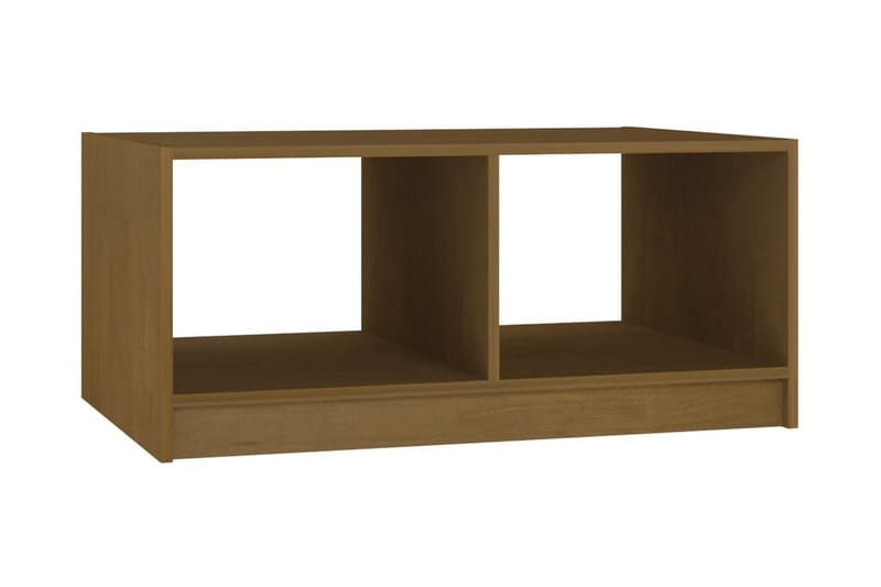 Soffbord honungbrun 75x50x33,5 cm massiv furu - Brun - Möbler - Bord