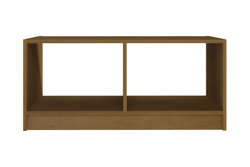 Soffbord honungbrun 75x50x33,5 cm massiv furu - Brun - Möbler - Bord