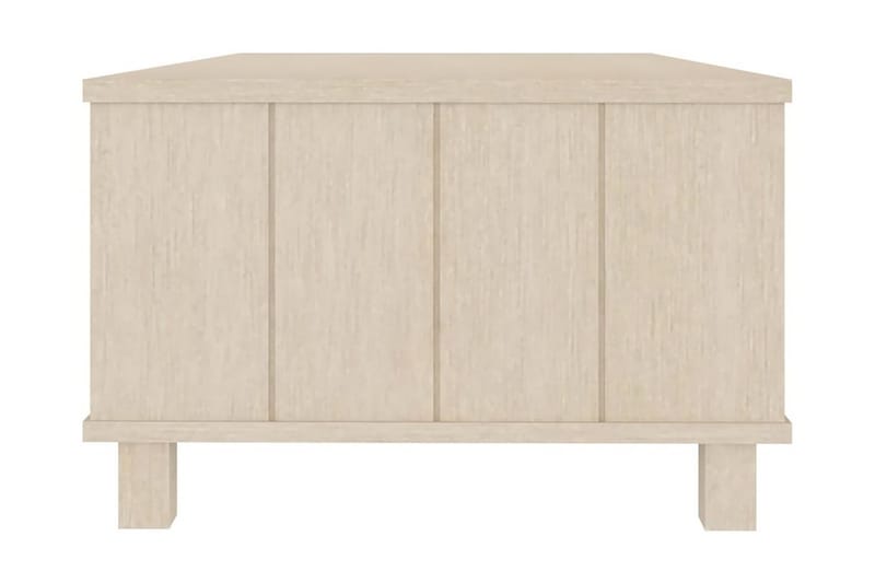 Soffbord honungsbrun 100x55x35 cm massiv furu - Brun - Soffbord - Bord