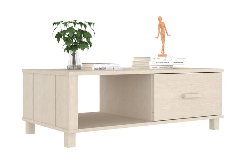 Soffbord honungsbrun 100x55x35 cm massiv furu - Brun - Möbler - Bord