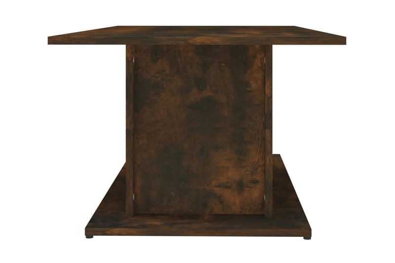 Soffbord rökfärgad ek 102x55,5x40 cm spånskiva - Brun - Möbler - Bord