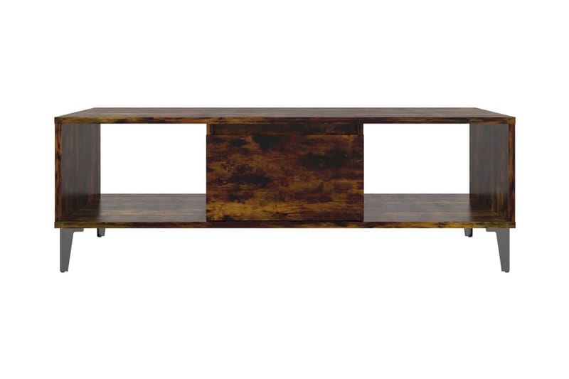 Soffbord rökfärgad ek 103,5x60x35 cm spånskiva - Brun - Möbler - Bord