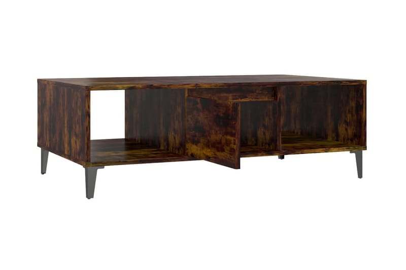 Soffbord rökfärgad ek 103,5x60x35 cm spånskiva - Brun - Möbler - Bord