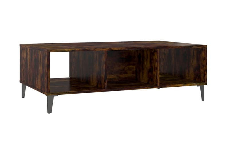 Soffbord rökfärgad ek 103,5x60x35 cm spånskiva - Brun - Möbler - Bord
