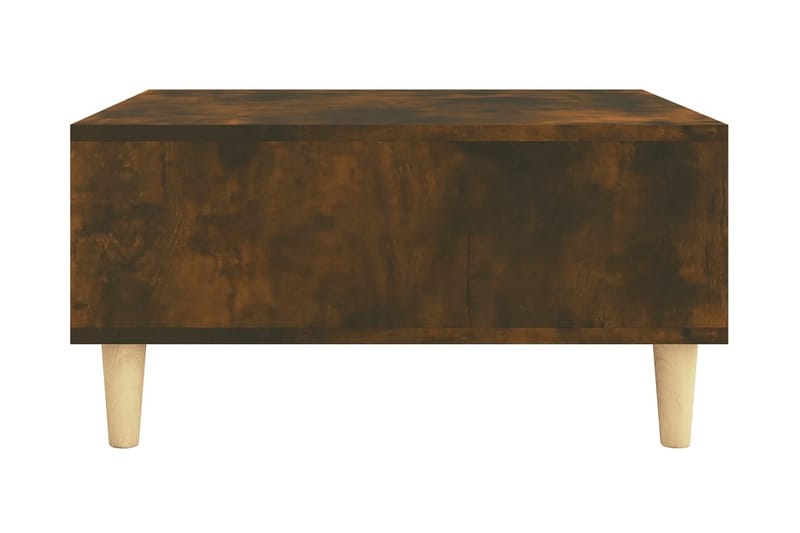 Soffbord rökfärgad ek 60x60x30 cm spånskiva - Brun - Möbler - Bord