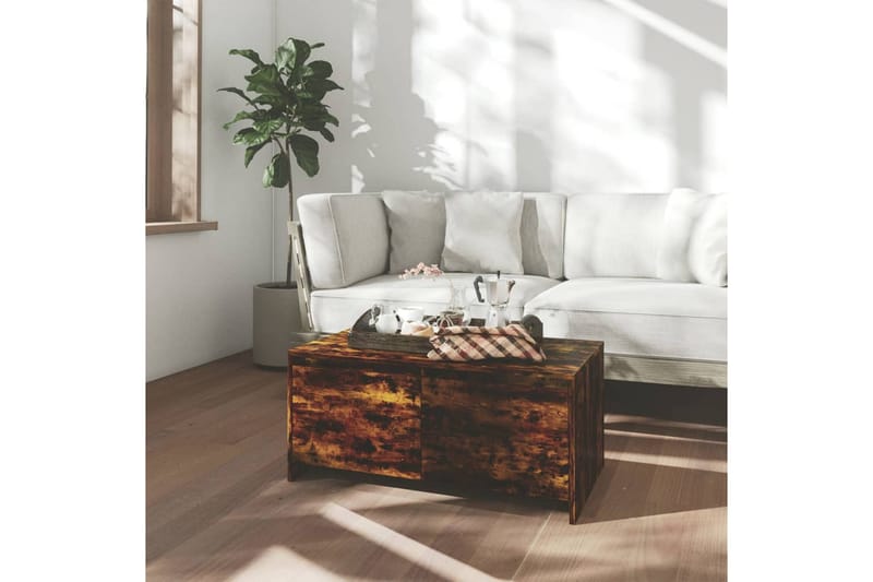 Soffbord rökig ek 90x50x41,5 cm spånskiva - Brun - Möbler - Bord