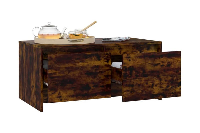 Soffbord rökig ek 90x50x41,5 cm spånskiva - Brun - Möbler - Bord