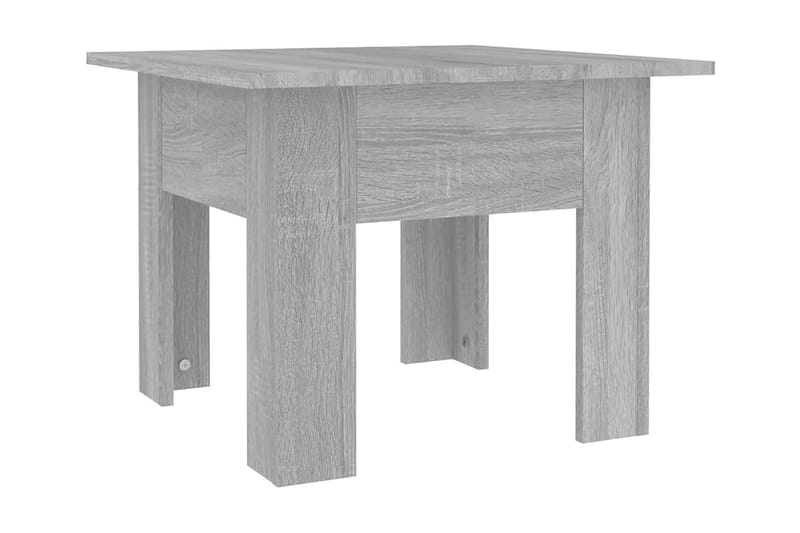 Soffbord sonoma 55x55x42 cm spånskiva - Grå - Möbler - Bord