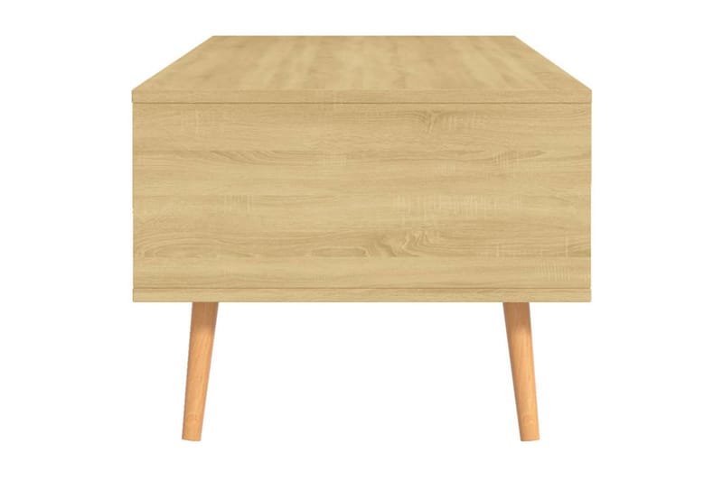 Soffbord sonoma-ek 100x49,5x43 cm spånskiva - Brun - Soffbord - Bord