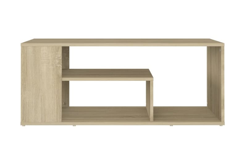 Soffbord sonoma-ek 100x50x40 cm spånskiva - Brun - Soffbord - Bord