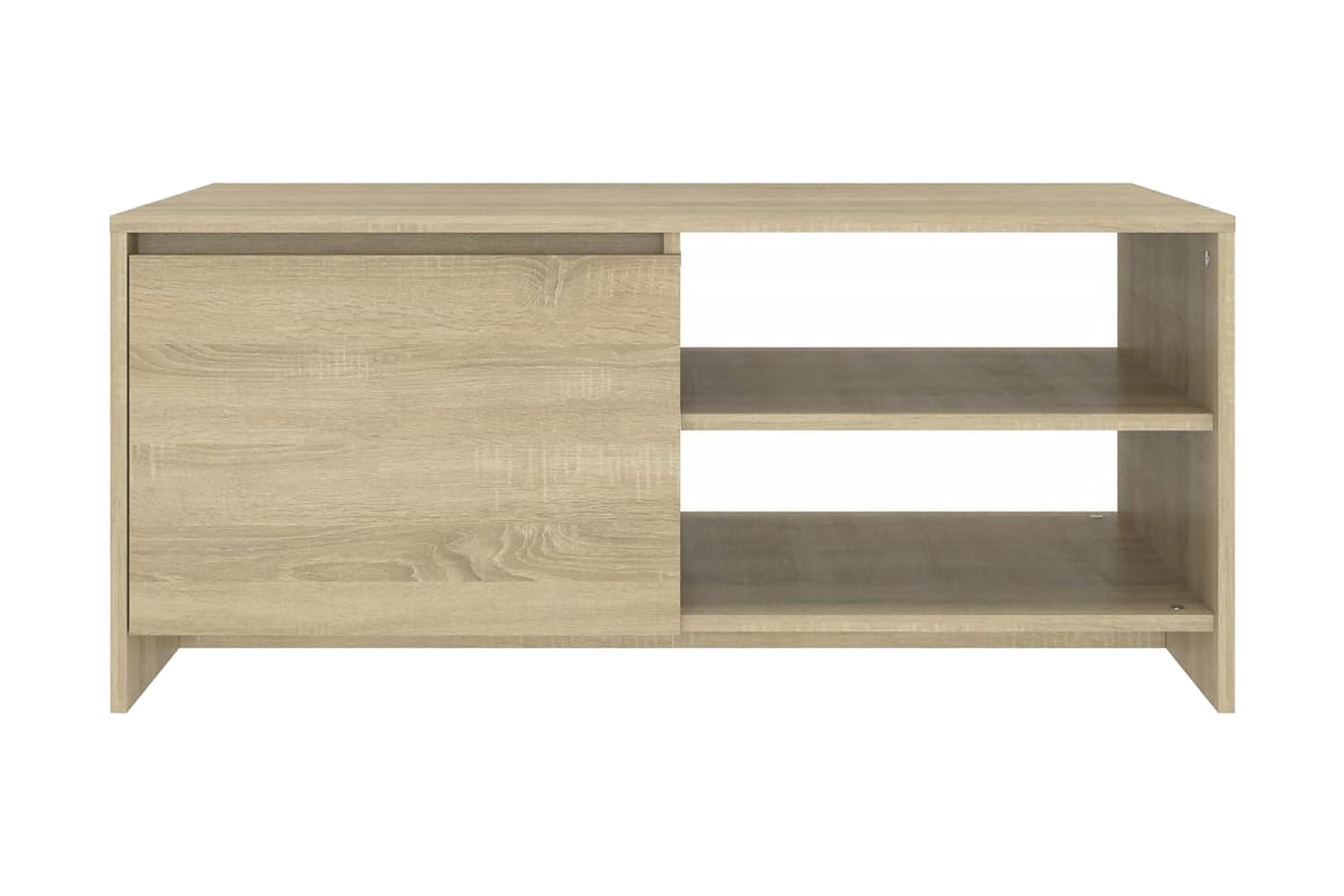 Soffbord sonoma-ek 102x50x45 cm konstruerat trä – Brun
