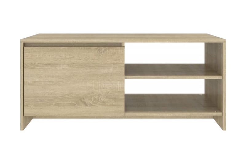Soffbord sonoma-ek 102x50x45 cm konstruerat trä - Brun - Soffbord - Bord