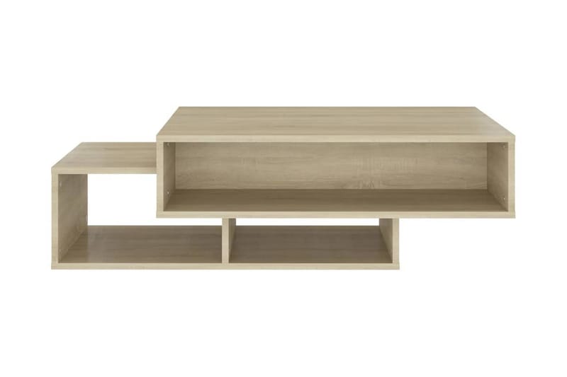 Soffbord sonoma-ek 105x55x32 cm spånskiva - Brun - Soffbord - Bord