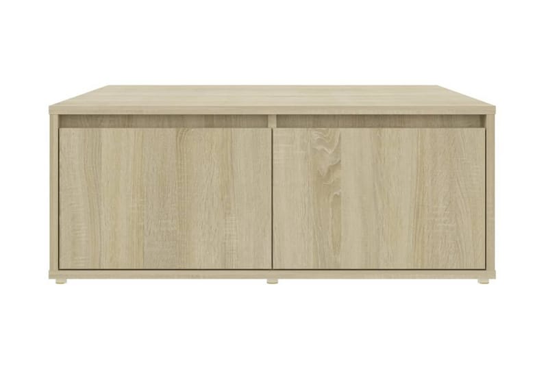 Soffbord sonoma-ek 80x80x31 cm spånskiva - Brun - Soffbord - Bord