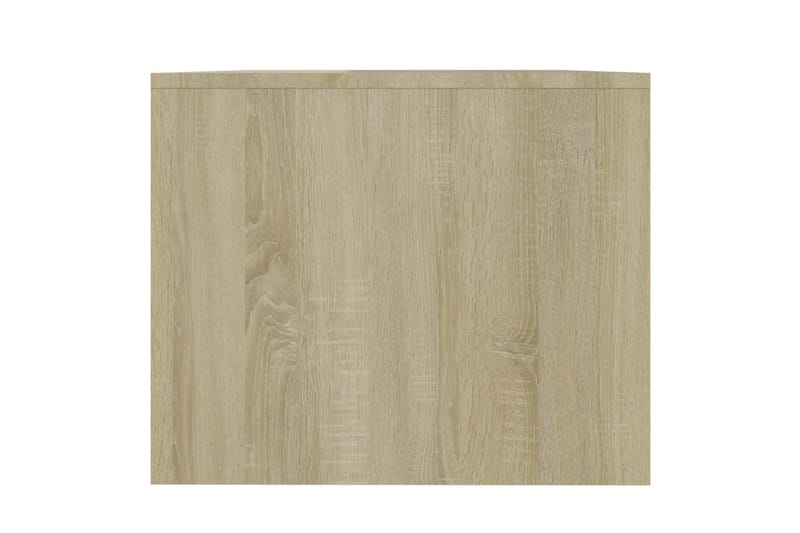 Soffbord sonoma-ek 90x50x41,5 cm spånskiva - Beige - Möbler - Bord