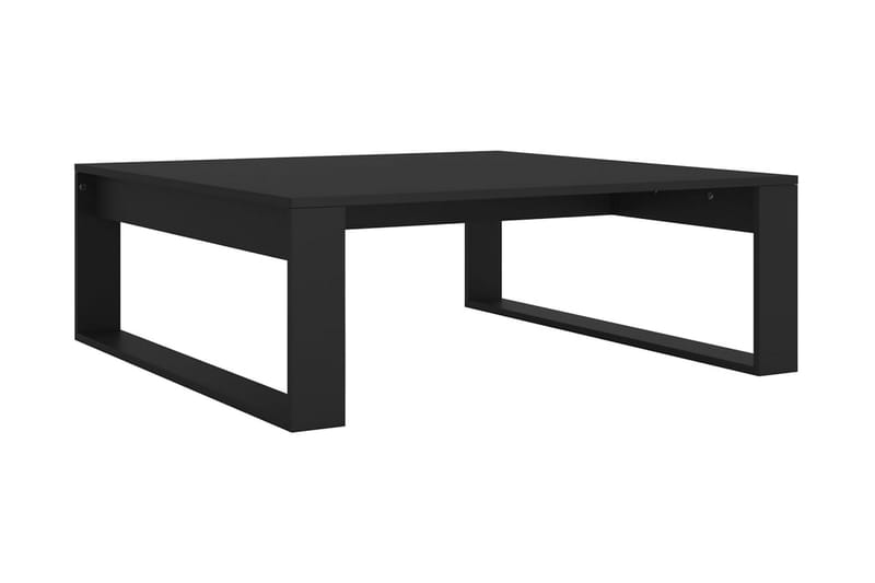 Soffbord svart 100x100x35 cm spånskiva - Svart - Möbler - Bord