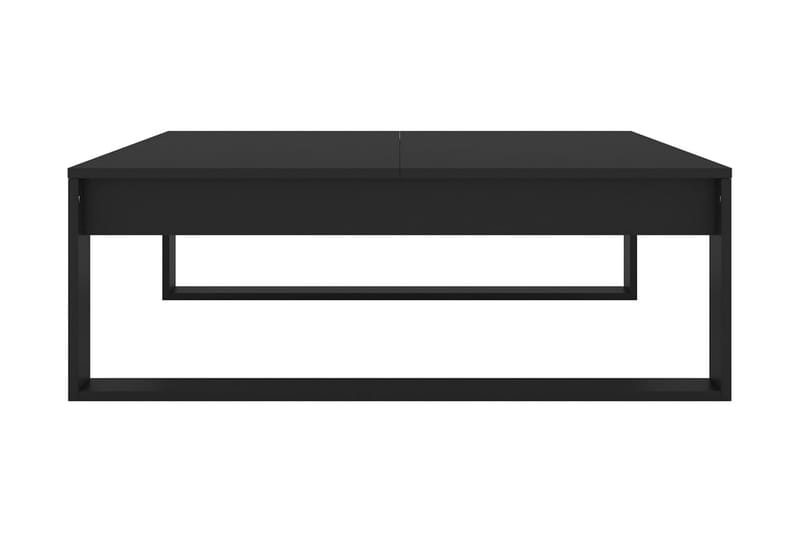 Soffbord svart 100x100x35 cm spånskiva - Svart - Möbler - Bord