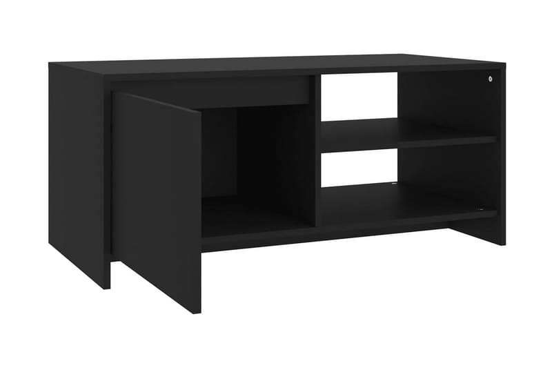 Soffbord svart 102x50x45 cm konstruerat trä - Svart - Soffbord - Bord
