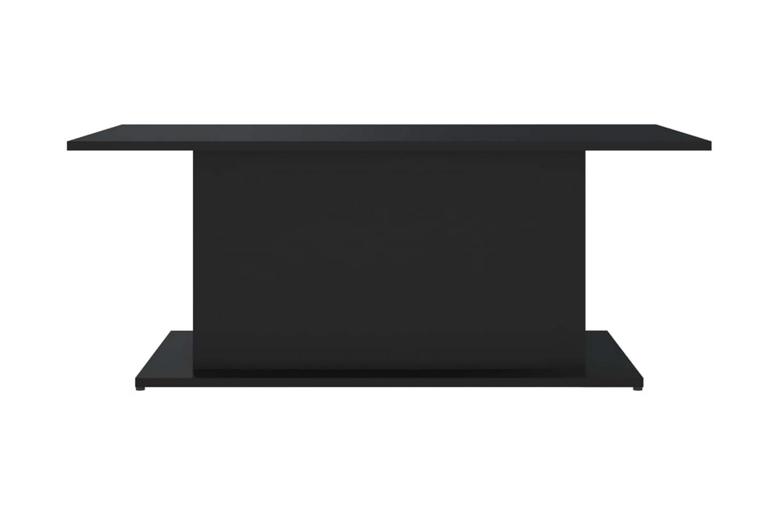 Soffbord svart 102×55,5×40 cm spånskiva – Svart