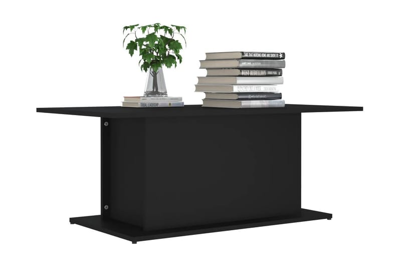 Soffbord svart 102x55,5x40 cm spånskiva - Svart - Möbler - Bord