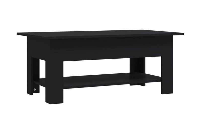 Soffbord svart 102x55x42 cm spånskiva - Svart - Soffbord - Bord