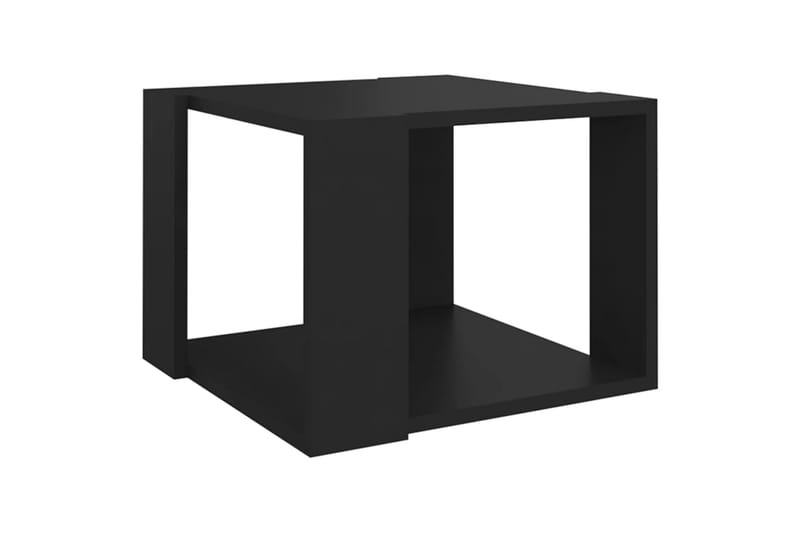 Soffbord svart 40x40x30 cm spånskiva - Svart - Möbler - Bord