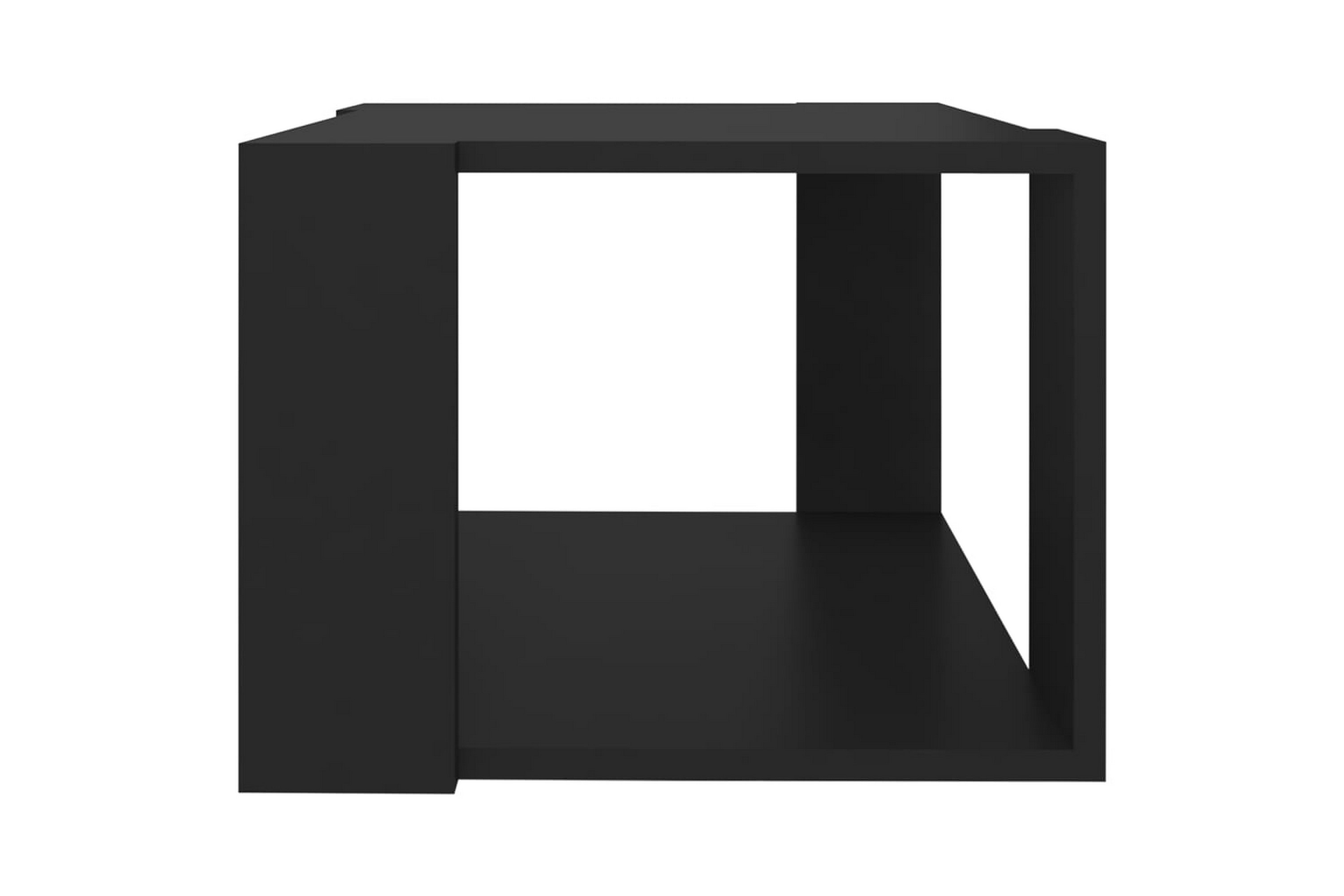 Soffbord svart 40x40x30 cm spånskiva – Svart