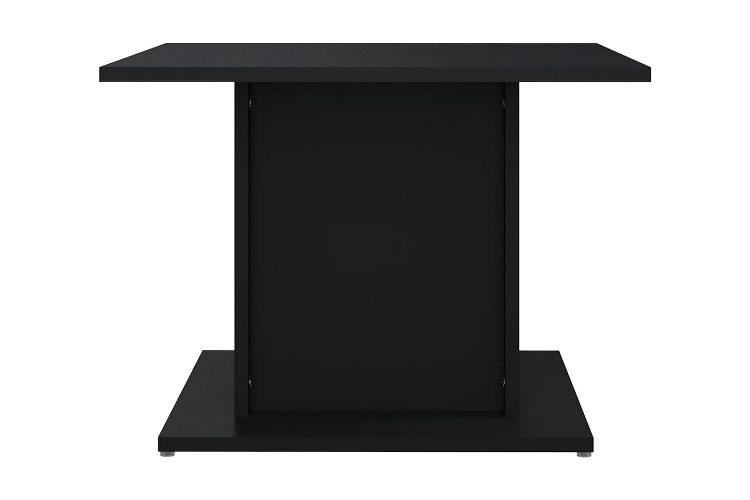 Soffbord svart 55,5×55,5×40 cm spånskiva – Svart