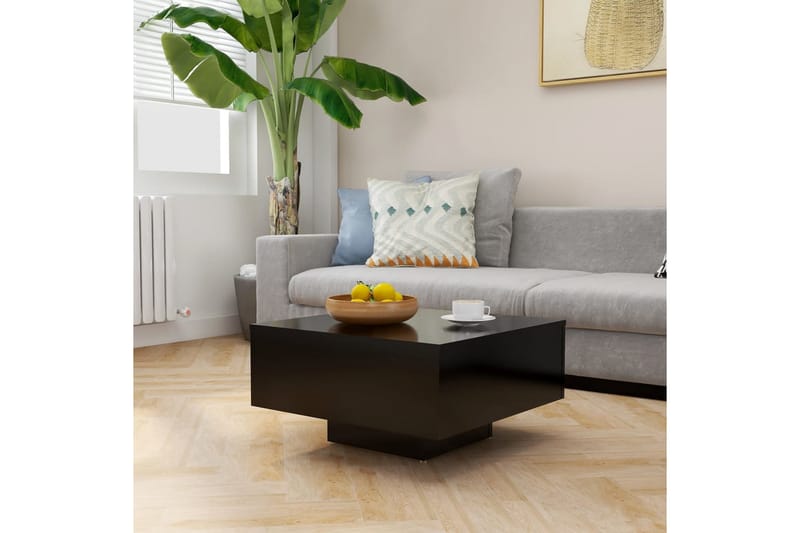 Soffbord svart 60x60x31,5 cm spånskiva - Svart - Möbler - Bord