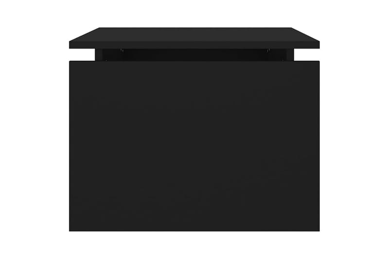 Soffbord svart 68x50x38 cm spånskiva - Svart - Soffbord - Bord