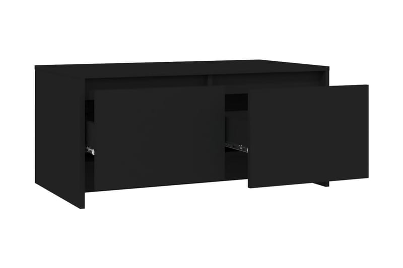 Soffbord svart 90x50x41,5 cm spånskiva - Svart - Soffbord - Bord