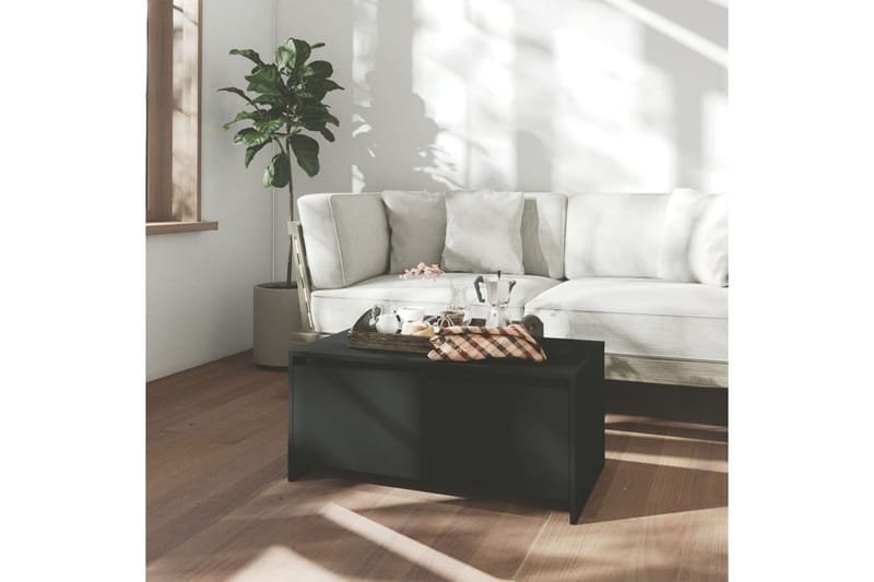 Soffbord svart 90x50x41,5 cm spånskiva - Svart - Möbler - Bord