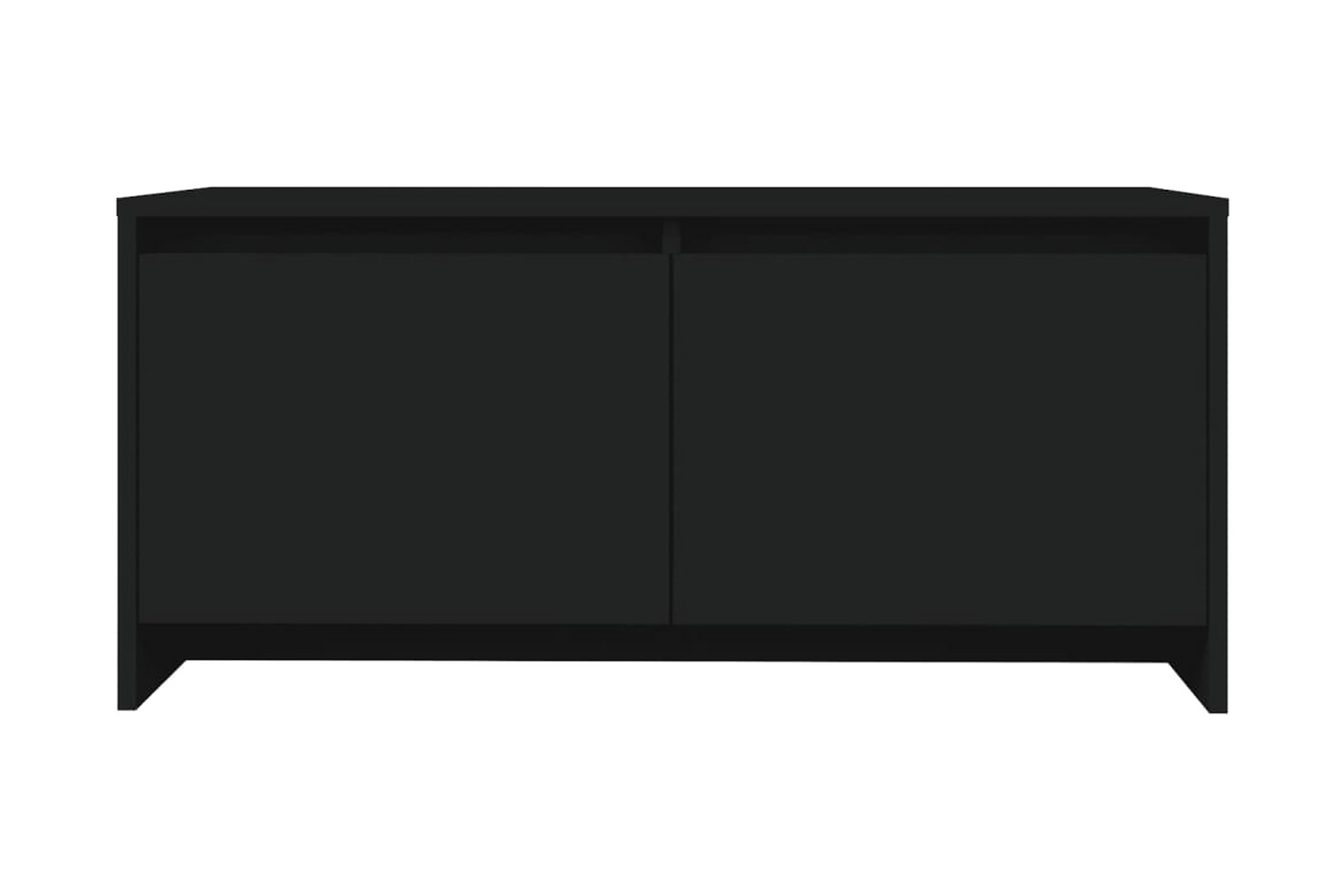 Soffbord svart 90x50x41,5 cm spånskiva – Svart